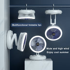 Lampe de bureau LED avec ventilateur intégré - Sans-fil