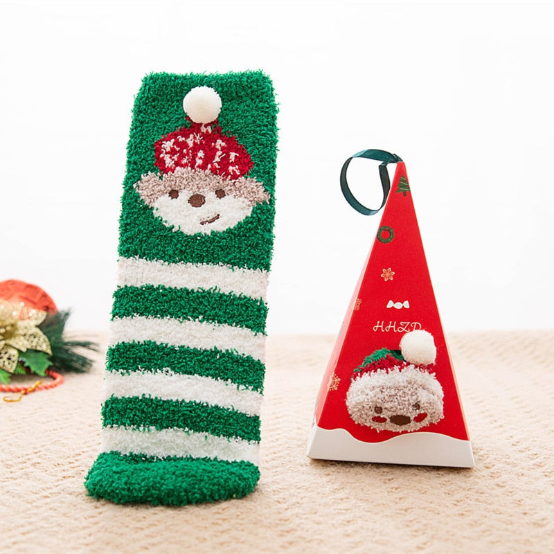 Chaussettes polaire d'hiver - Animaux mignons