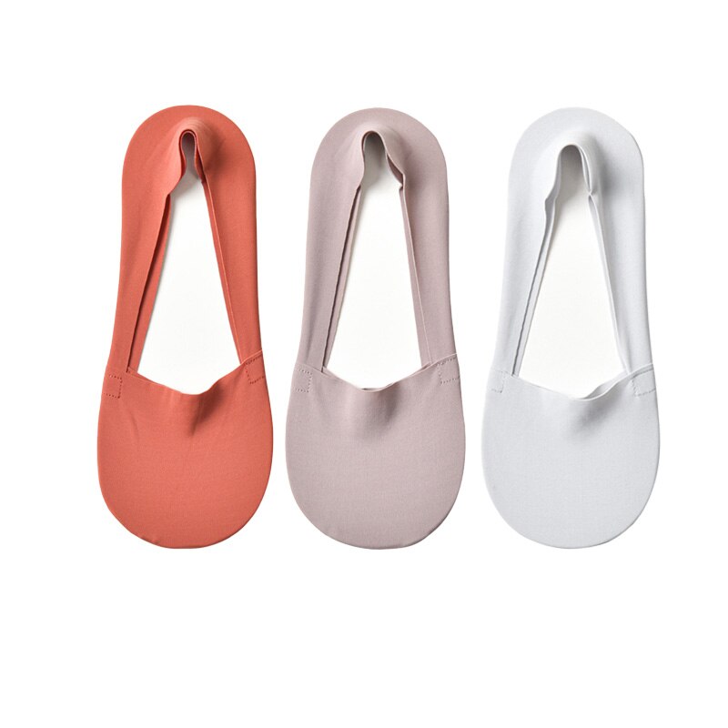 3x Calcetines antideslizantes de seda helada