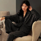 Ensemble cocooning d'intérieur pour femme