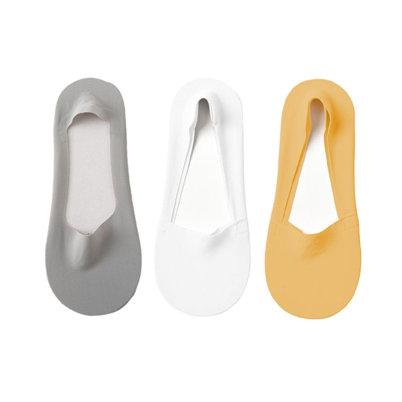 3x Calcetines antideslizantes de seda helada