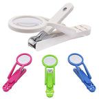 Coupe-ongles avec LED et loupe intégrés