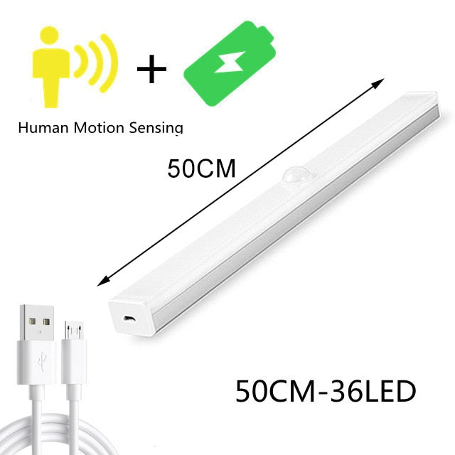 Regleta LED inalámbrica con sensor de movimiento