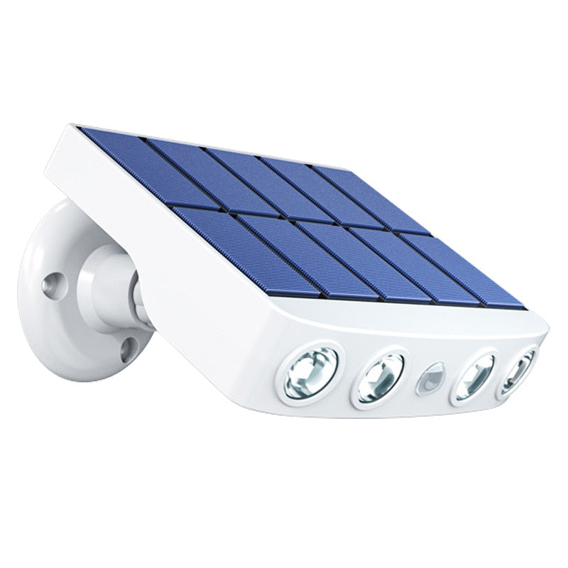 Lampe solaire rotative 3 modes -Système PIR