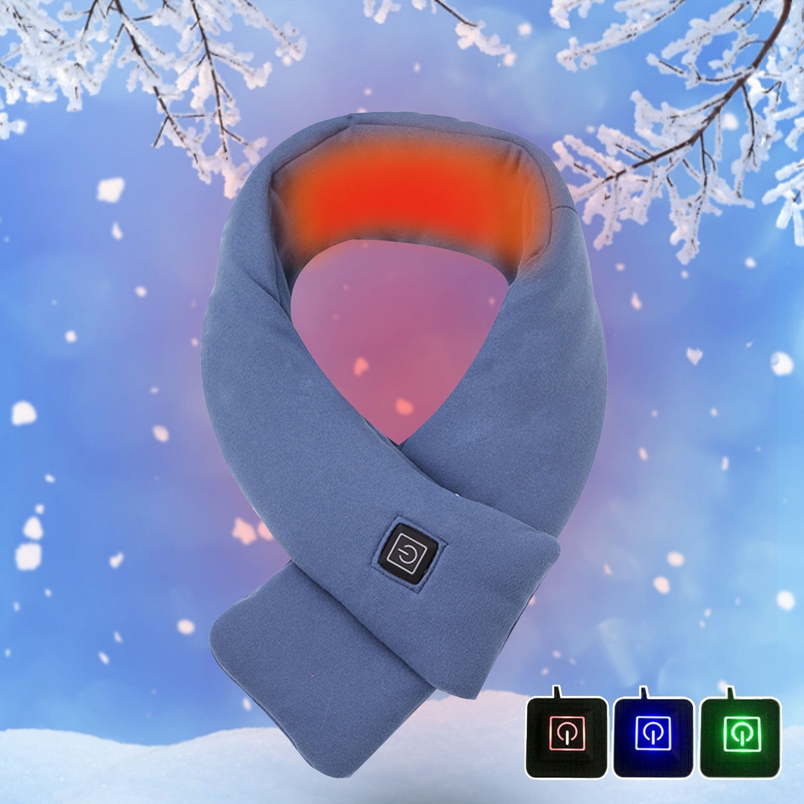 Écharpe chauffante USB mixte