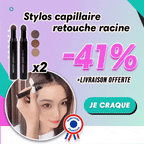 2 x Stylos capillaire retouche racine - Rendu naturel