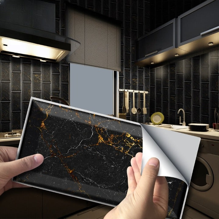 Autocollant Mural Effet Carrelage 3D