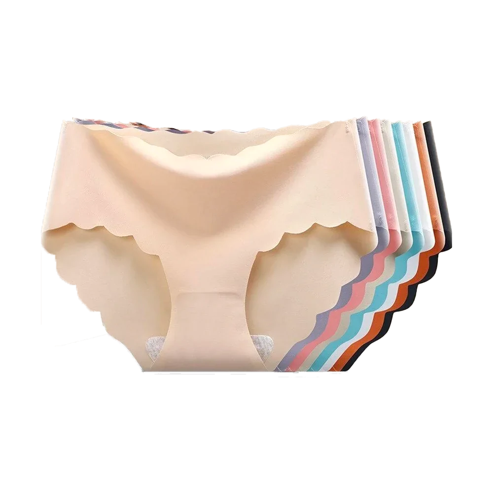 Lot de 3 culottes sans coutures et élastiques