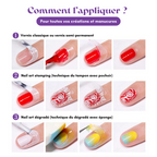 Vernis protecteur et anti-débordement en latex peel off + 1 PINCE OFFERTE