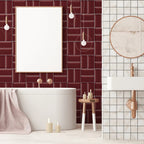 Autocollant Mural Effet Carrelage 3D