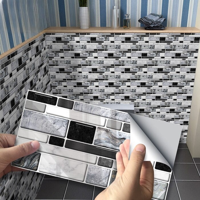 Autocollant Mural Effet Carrelage 3D