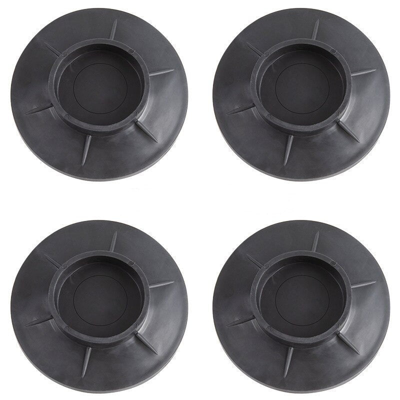4x Pieds anti-vibration pour machine à laver