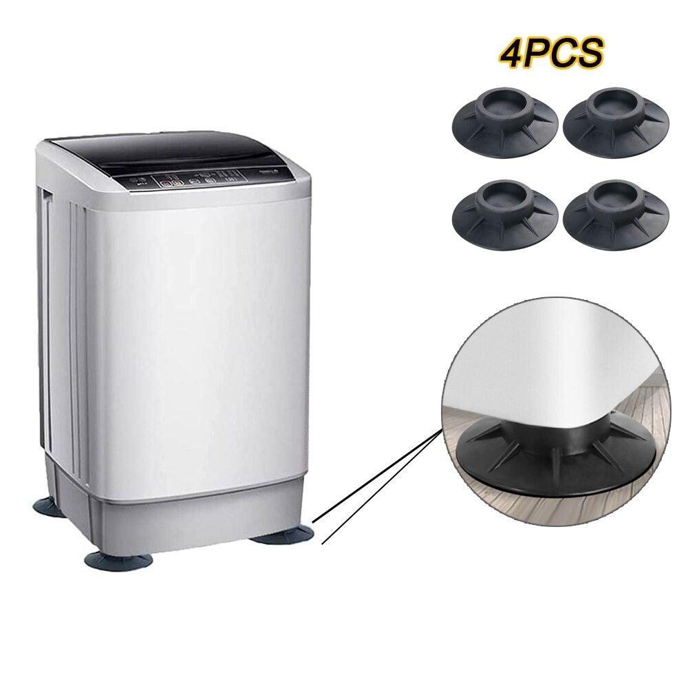 4x Pieds anti-vibration pour machine à laver