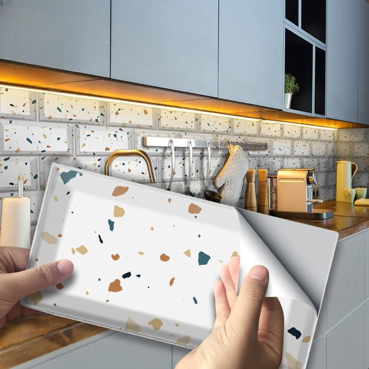 Autocollant Mural Effet Carrelage 3D